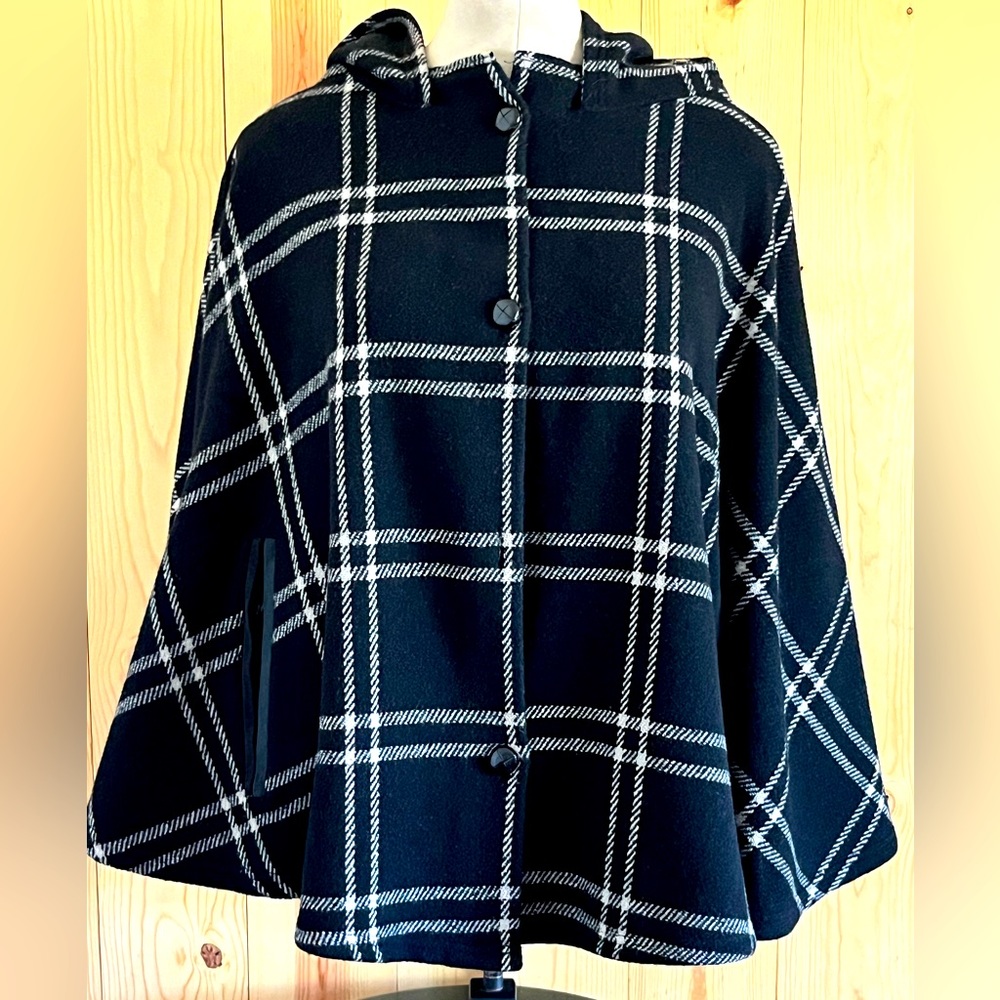 Lauren Ralph Lauren plaid cape